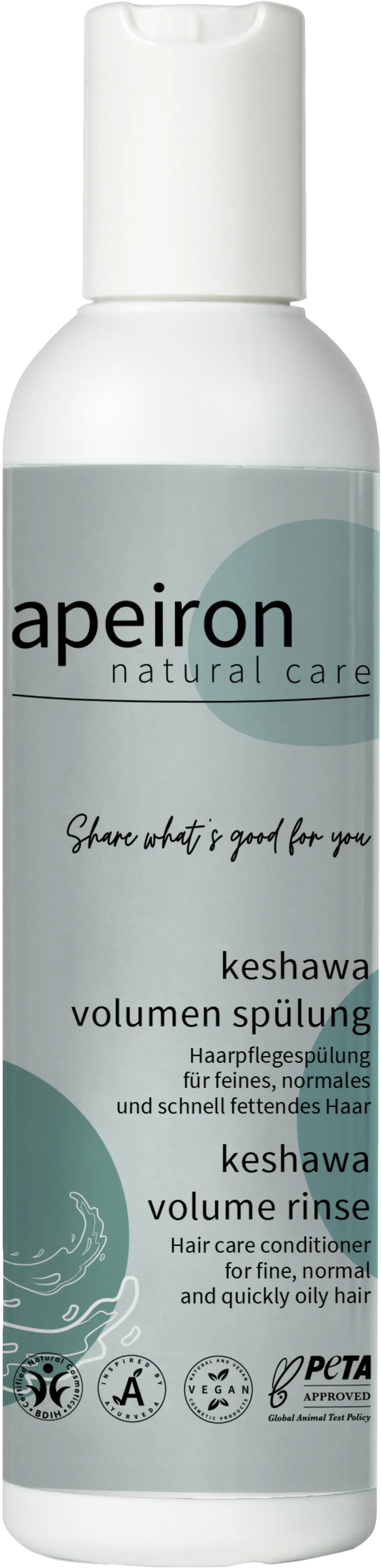 Apeiron - Keshawa Volumen Haarspülung - Boost Your Hair's Volume 🌿✨