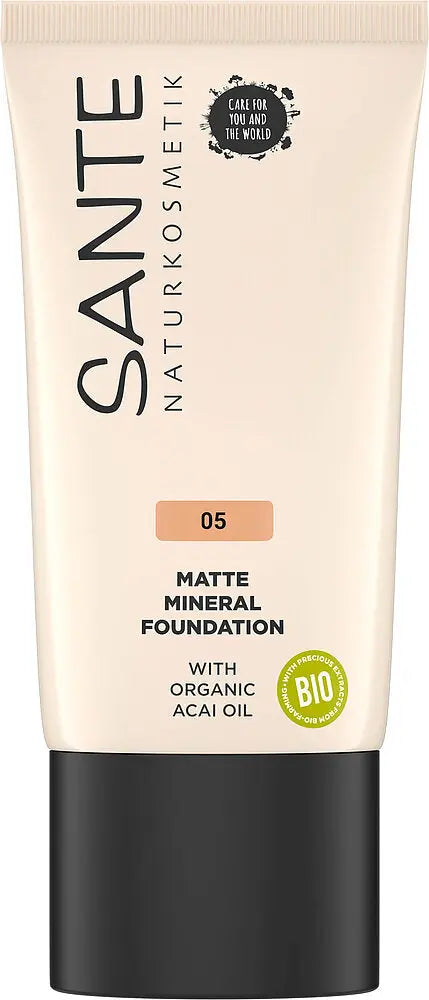Sante - Matte Mineral Foundation 05 - Organic & High Coverage ✨
