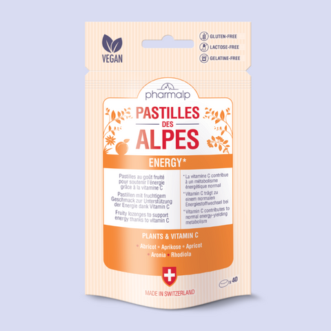 PPHARMALP MASTILLES DES ALPES ENERGY Sachet 40 Pastilles