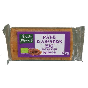 Pâte d'amande raisins