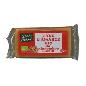 Pâte d'amande gingembre