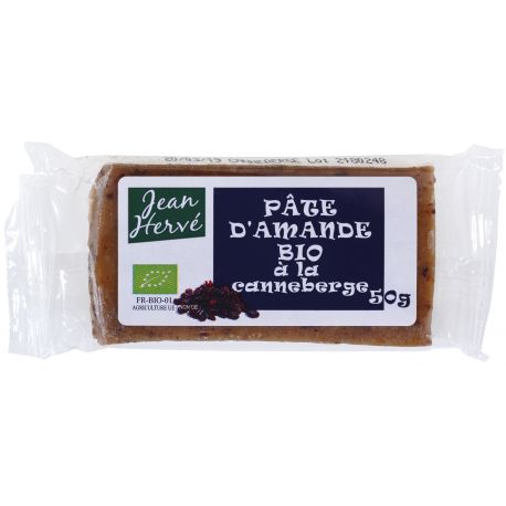 Pâte d'amande canneberge