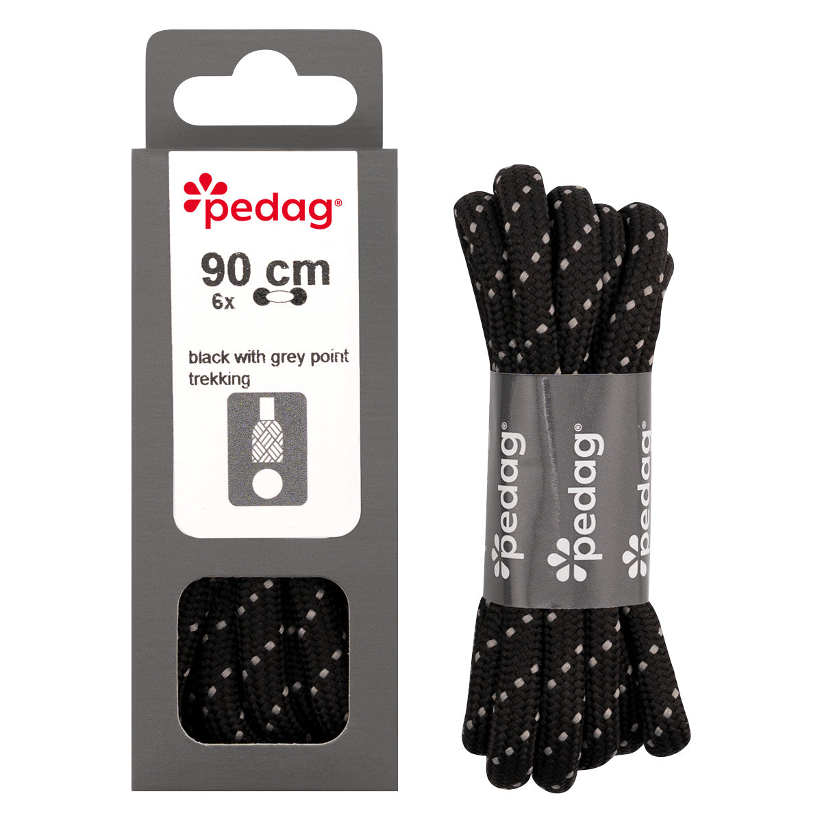 pedag Outdoor Rundsenkel Polyester, 90 cm, hydrophob