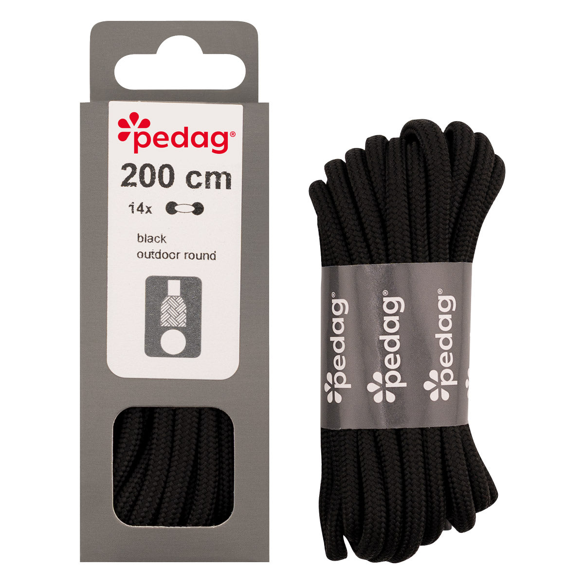 pedag Outdoor Rundsenkel Polyester, 200 cm