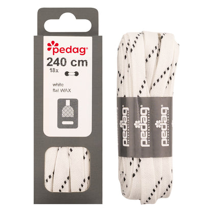 pedag LACE 240 cm flat waxed Hockey Senkel