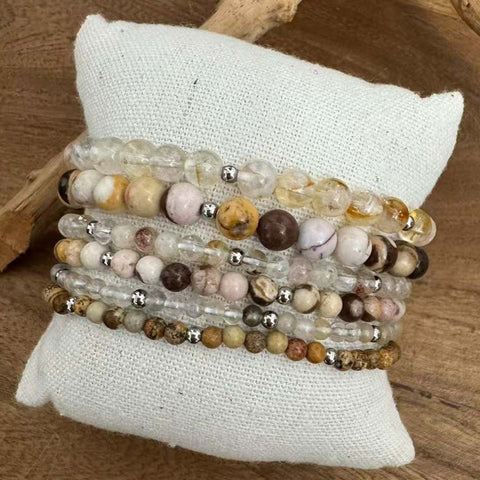 ANDREANI In&Out Natural Stone Bracelets