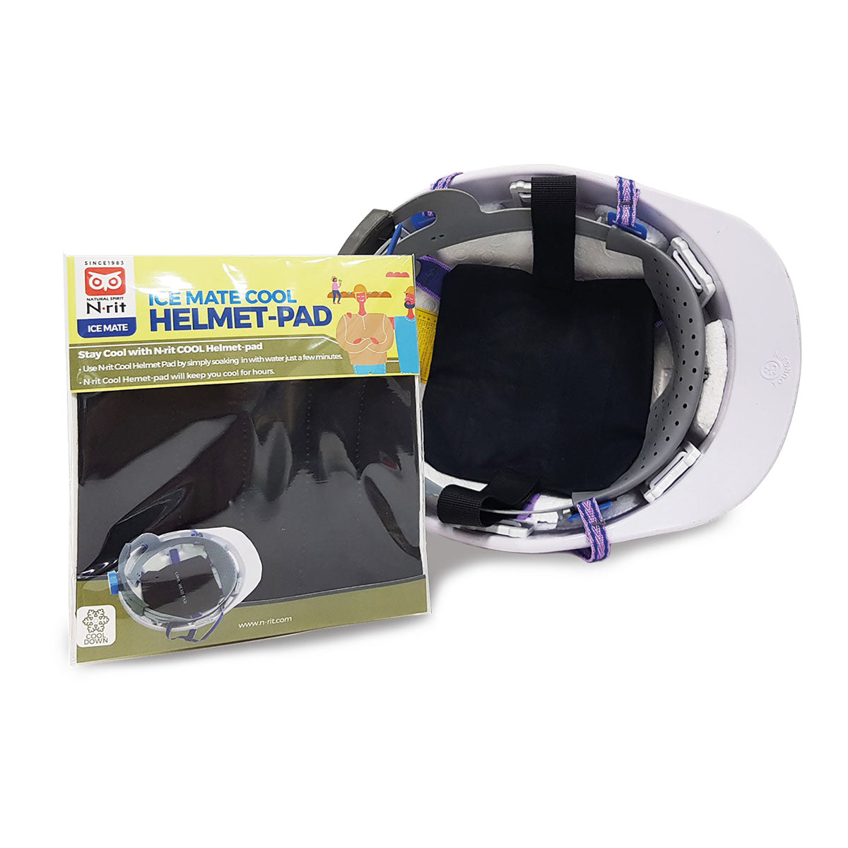 N-rit Cool Helmet-Pad Ice Mate one size