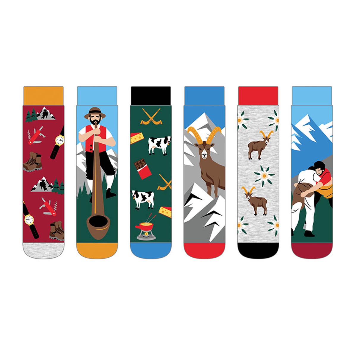United Oddsocks Men 39-46 Swiss you were here