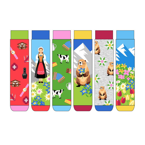 United Oddsocks Ladies 37-42 Swiss you were here