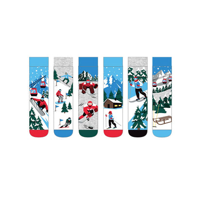 United Oddsocks Men 39-46 Winter in Switzerland