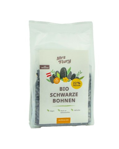 Mrs Flury Organic Black Beans – 300 g