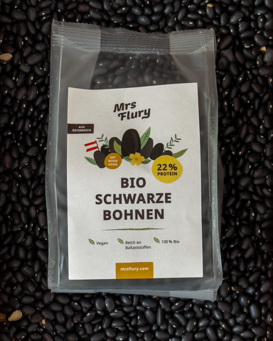 Mrs Flury Organic Black Beans – 300 g
