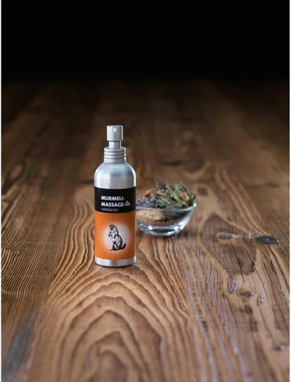 Olio da Massaggio Puralpina Marmot | Riscaldante e Rilassante | 100 ml