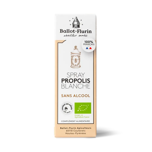 Spray nach Art von weißem Propolis