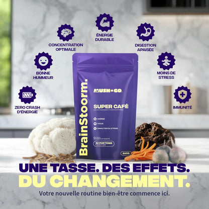 Brainstoorm : Café adaptogène
