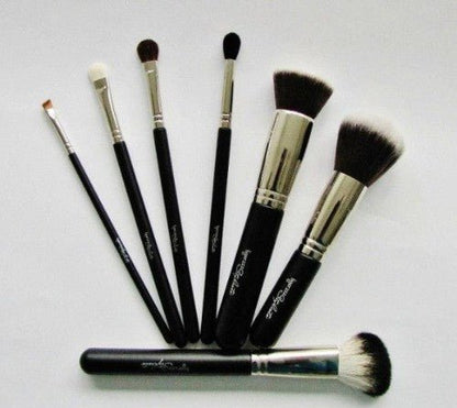 Tigerzzz-Stylists 7-Teiliges Pinselset mit Etui