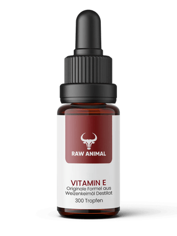 Gouttes de vitamine E à base de distillat d'huile de germe de blé biologique