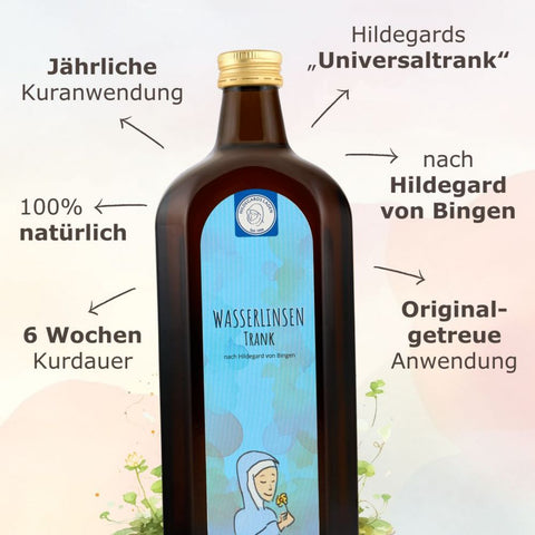 Hildegard von Bingen - Bevanda di lenticchia d'acqua 500ml